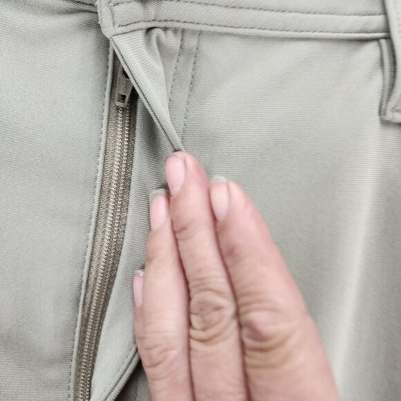 J. Hilburn Pants Mens 40x27 SLL Green Stretch Mid Rise Slim Fit *GUC* - Picture 2 of 14